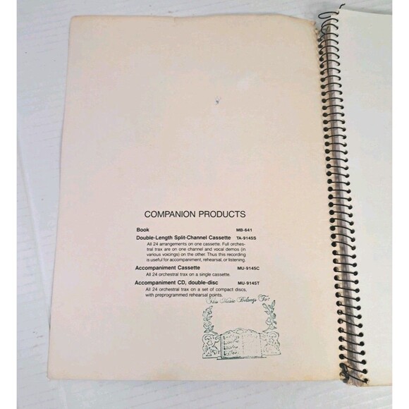 Duet Book: The Best of Contemporary Songs by Tom Fettke 1992 Trade Paperback - Picture 3 of 4